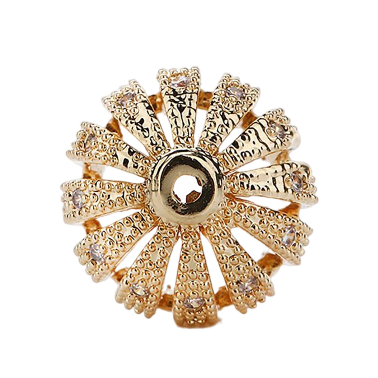 3x1Pcs Crown Bead Charms 3D Mini Lovely for Bracelets Necklace Brooch Wedding C