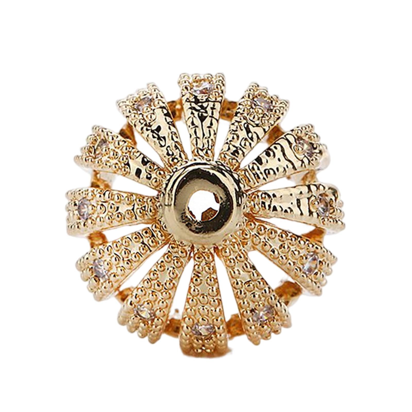 2x1Pcs Crown Bead Charms 3D Mini Lovely for Bracelets Necklace Brooch Wedding C