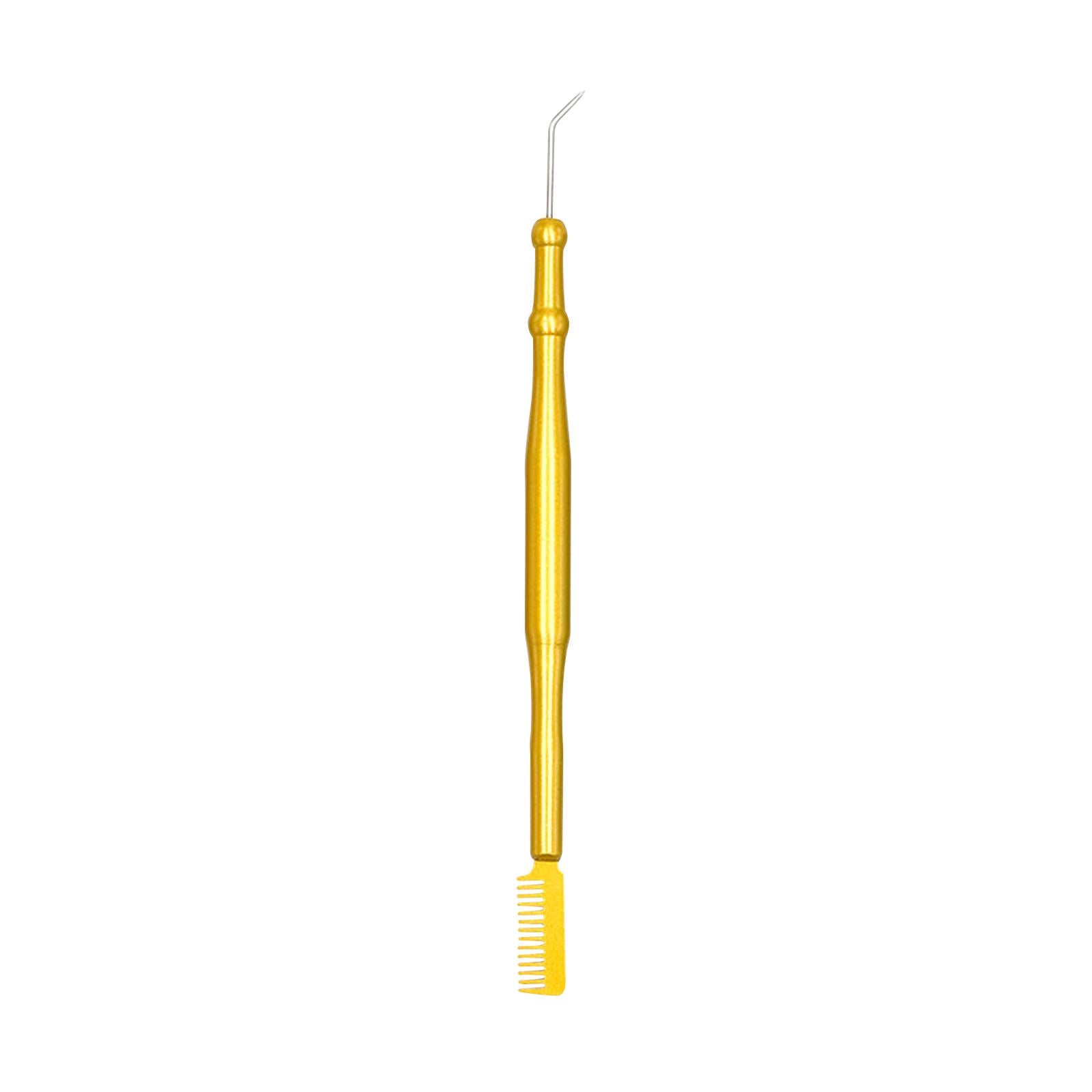 3xLash Lift Tool with Separating Comb for Eyelash Eyebrow Perming Tinting Yellow