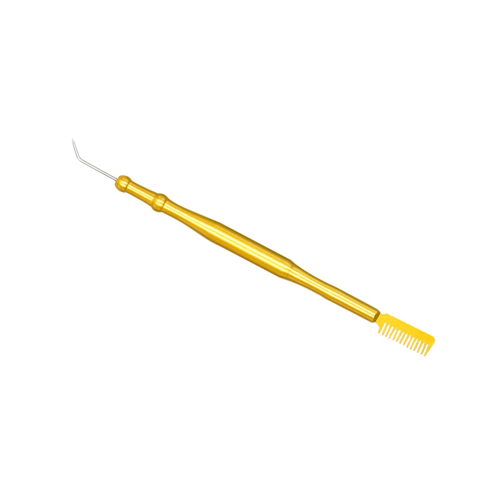 3xLash Lift Tool with Separating Comb for Eyelash Eyebrow Perming Tinting Yellow