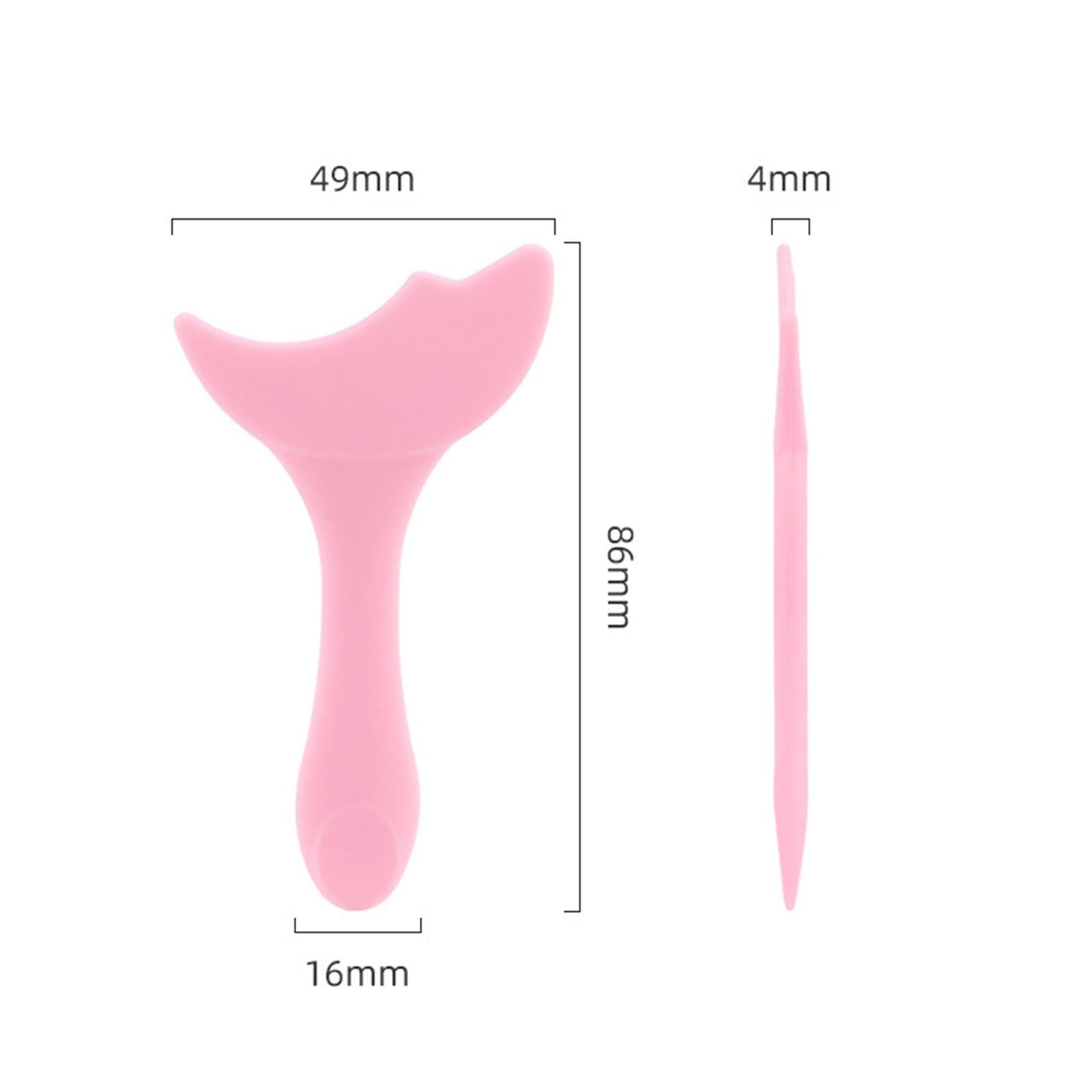 4xReusable Eyeliner Stencils Silicone Template Assistant Helper Washable pink 2pcs