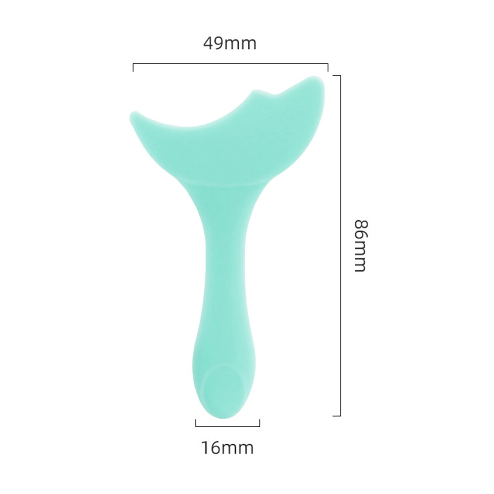 4xReusable Eyeliner Stencils Silicone Template Assistant Helper Washable green 1pc