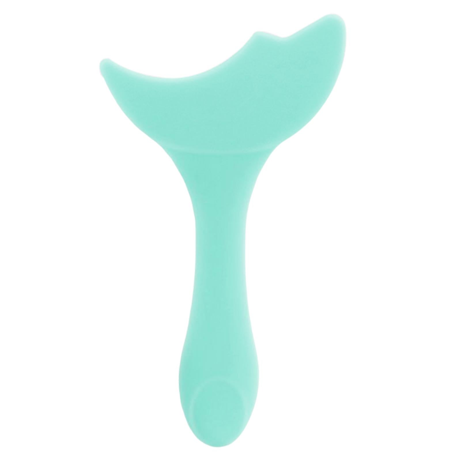 4xReusable Eyeliner Stencils Silicone Template Assistant Helper Washable green 1pc