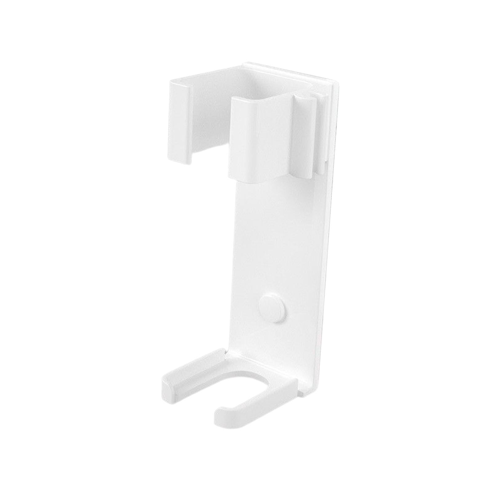Wall Mount Curling Iron Holder Hair Styling Tool Organizer for Flat Irons White