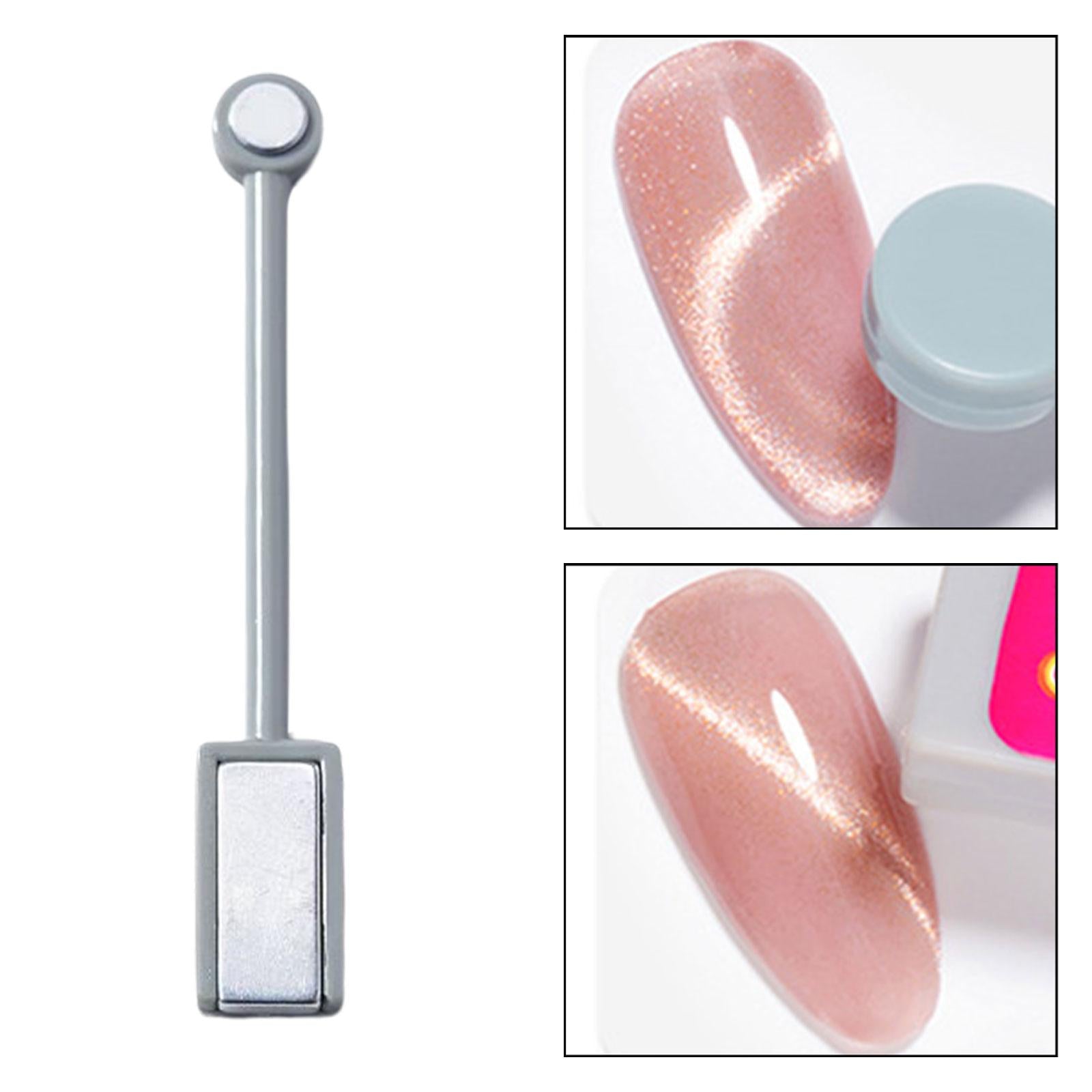 2xPortable Cat Eye Magnet Nail Design Tools Nail Magnet Pen for Nail Salon DIY Style G