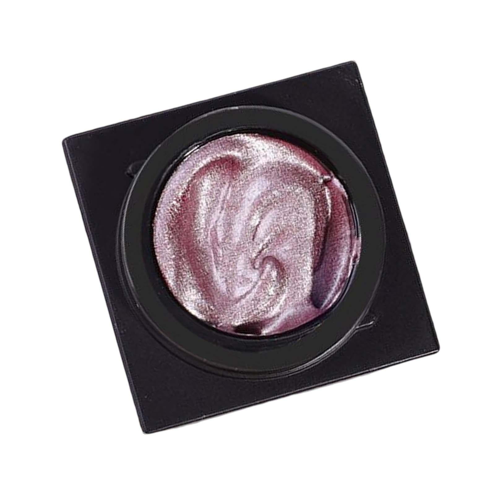 4xGypsum Gel Nail Art Painting Drawing Polish 3D Metallic Nail Art Gel Polish Pink