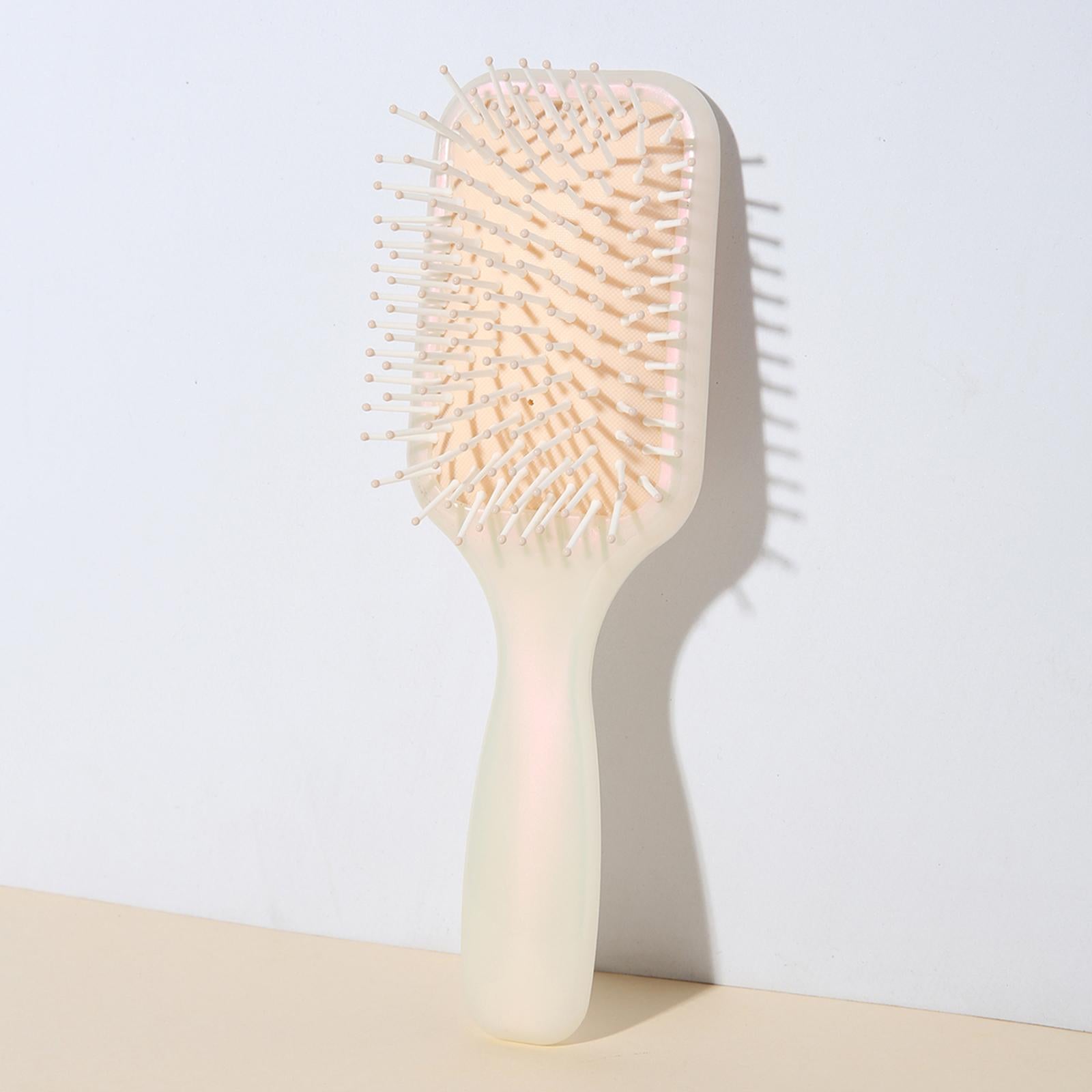 2xAir Cushion Brush Detangling Hair Brush for Salon Home Hairdressing Comb Light Orange