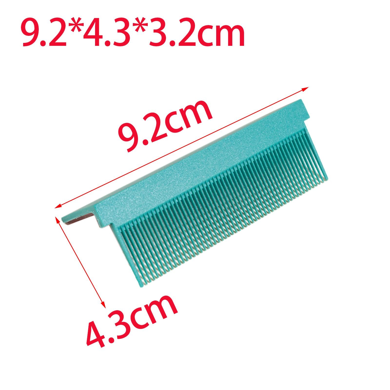 4xHair Straightener Comb Attachment Barber Styling Tool Detangling Accessory Green