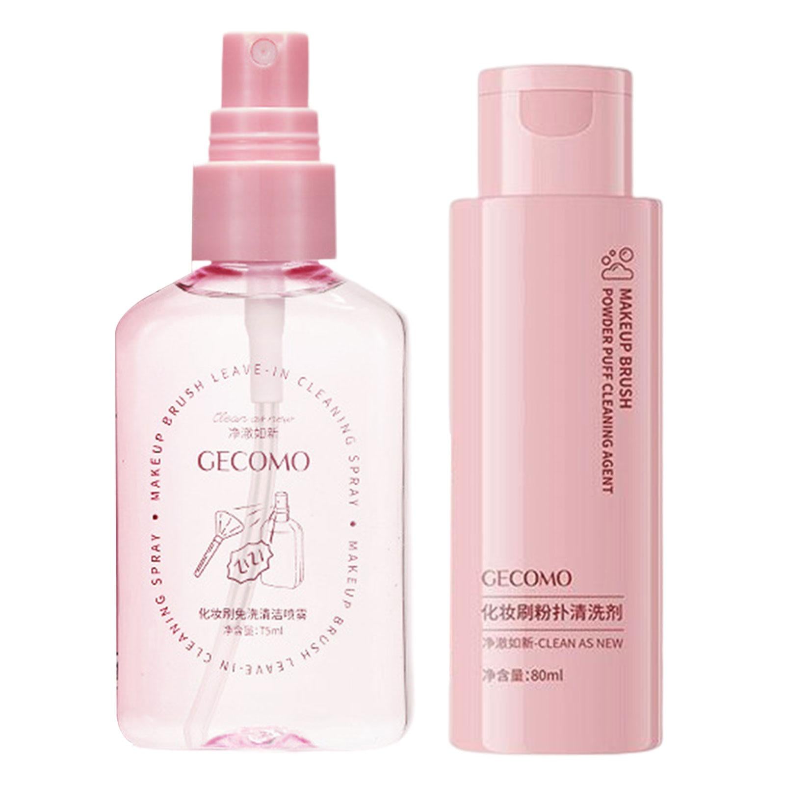4xMakeup Brush Cleaner Cleaning Shampoo 80ml Make up Brush Cleanser for Travel