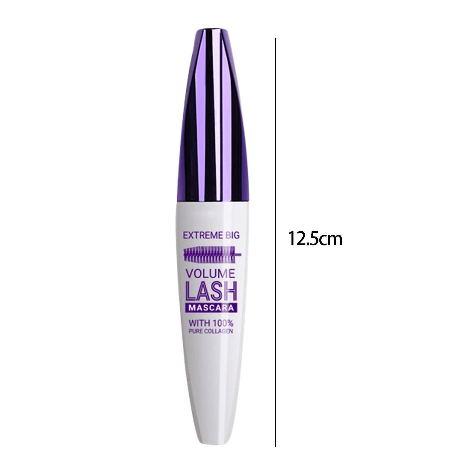 4x5D Silk Fiber Lash Mascara Lengthening Thickening Waterproof Eyelash Mascara Black