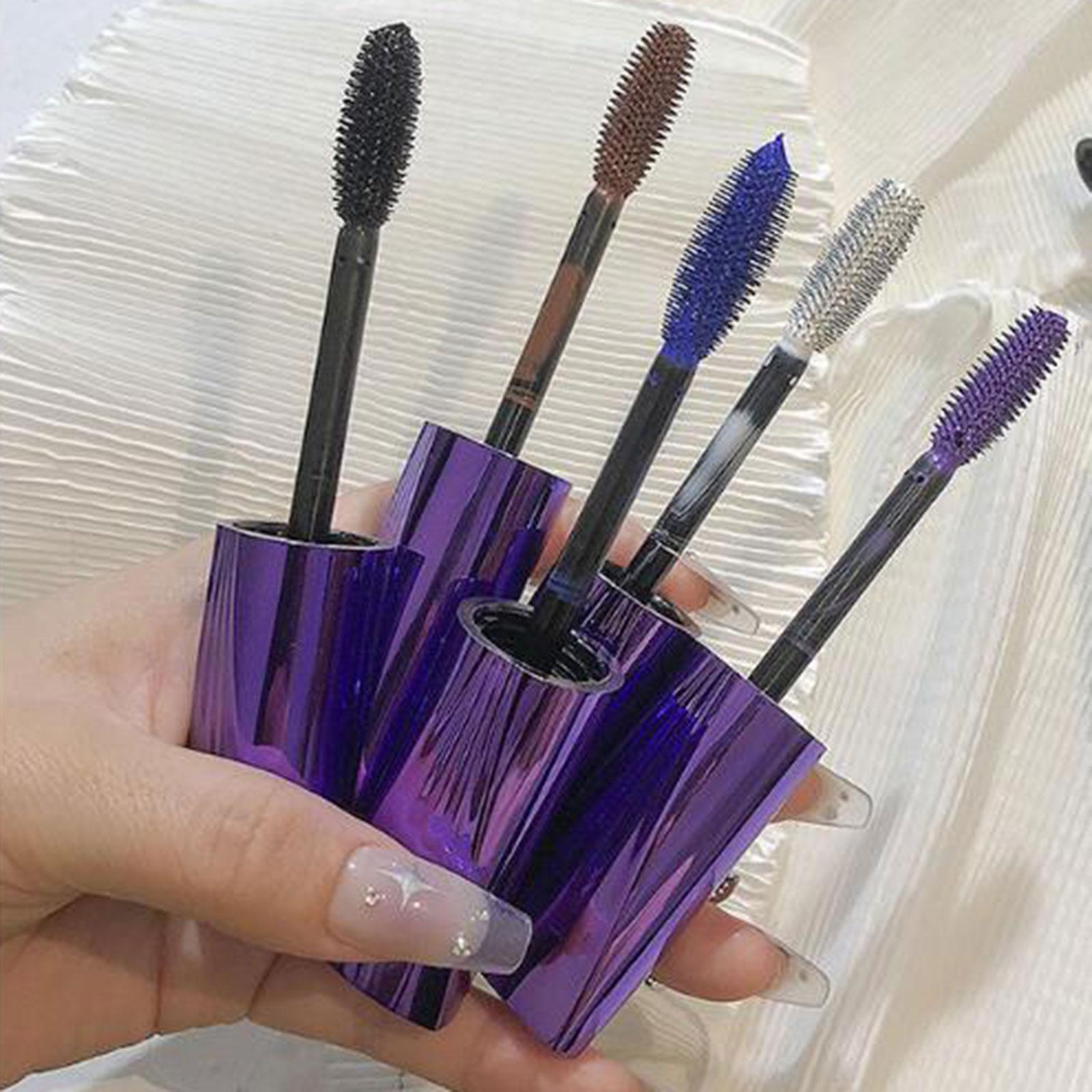 3x5D Silk Fiber Lash Mascara Lengthening Thickening Waterproof Eyelash Mascara Brown