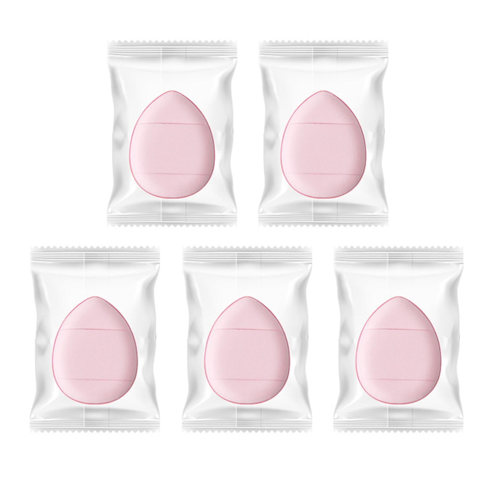 4x5x Finger Powder Puff Mini Makeup Puff for Repair Cream Concealer Eye Shadow Pink