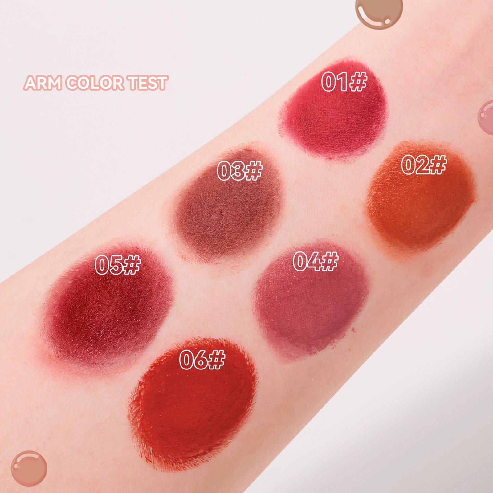 2xLip Clay Lip Stain Lip Lacquer Lasting Makeup Cosmetics Waterproof Lip Stick 03