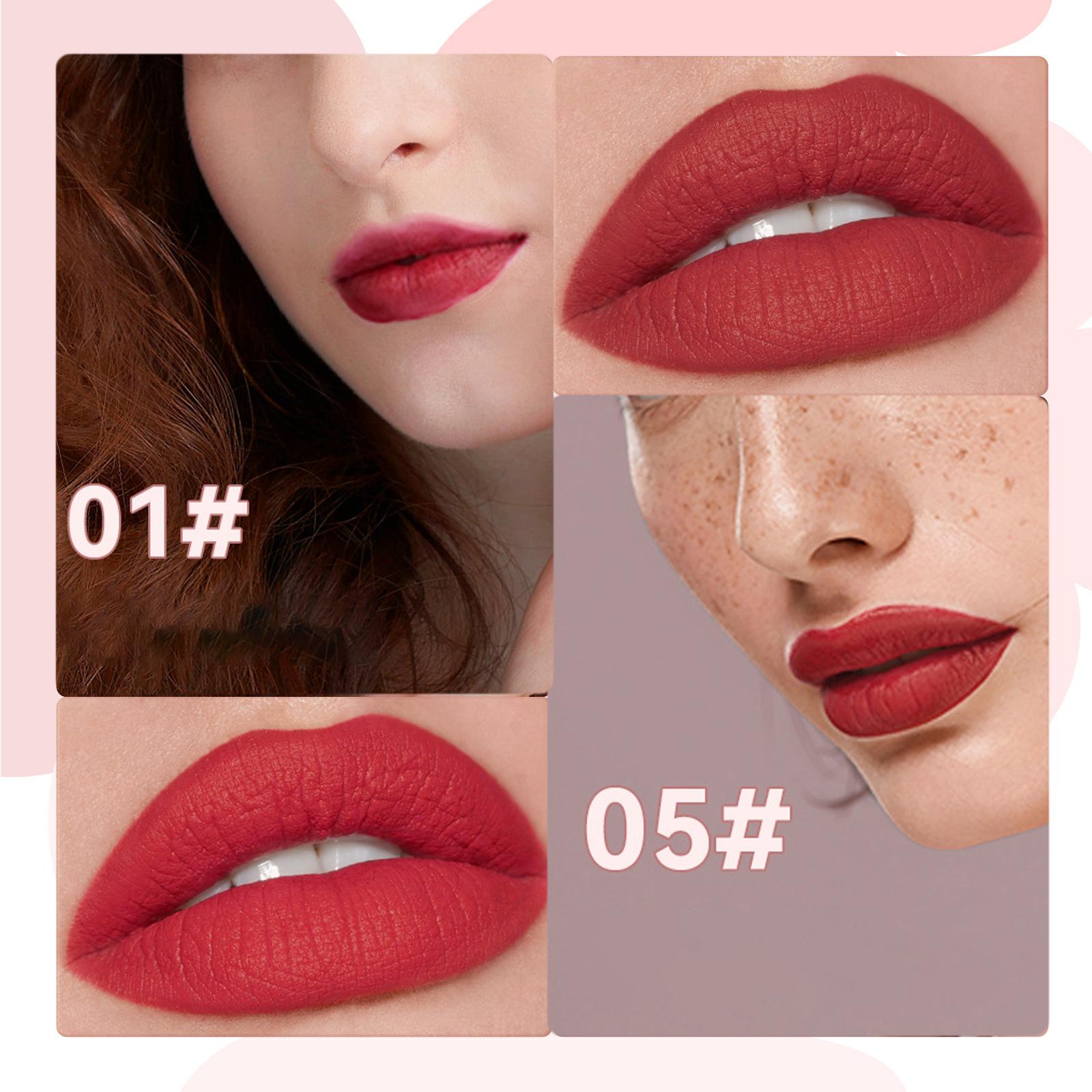 3xLip Clay Lip Stain Lip Lacquer Lasting Makeup Cosmetics Waterproof Lip Stick 05
