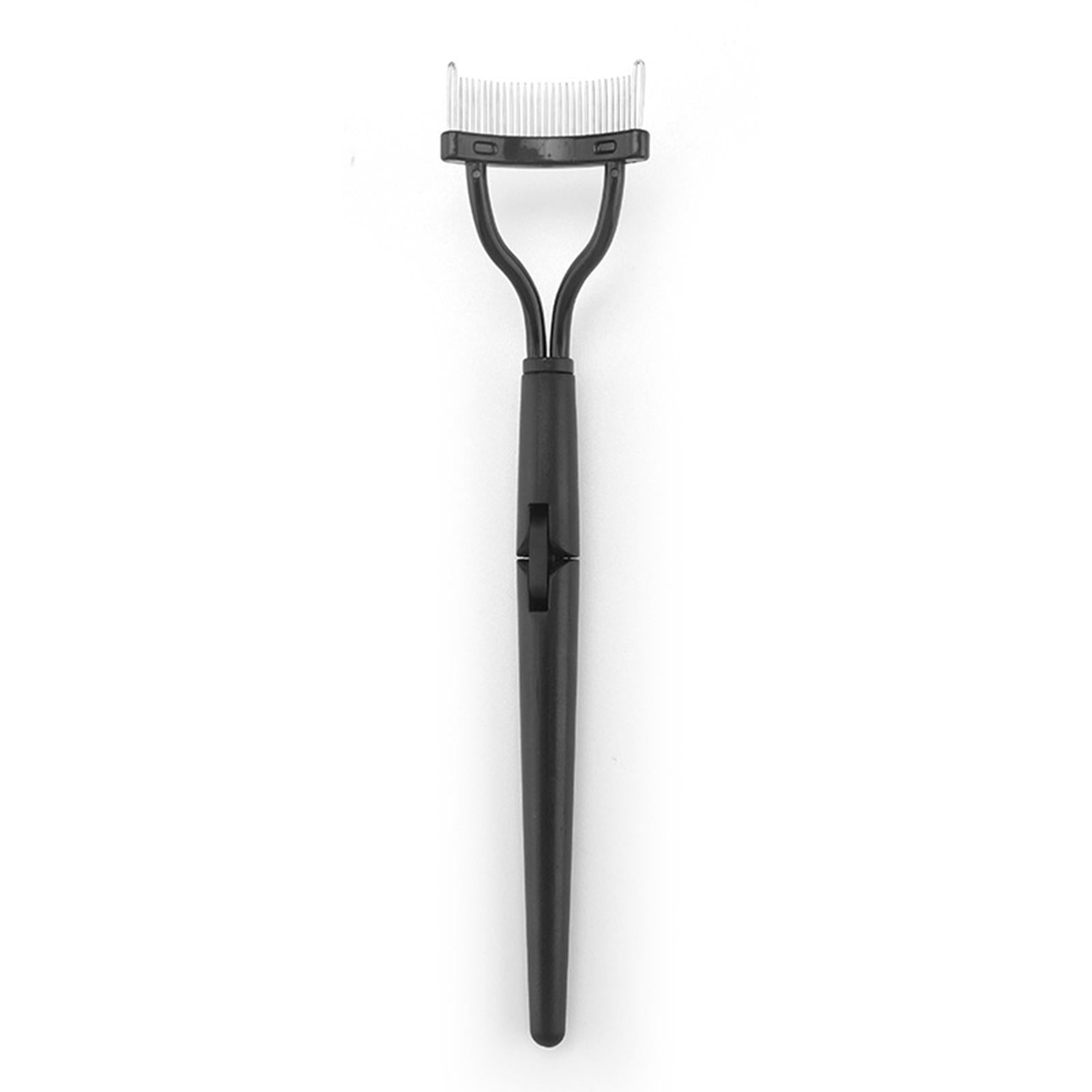 3xEyelash Comb Making up Supplies Curler Eyelash Separator Tool for Women Girl Black
