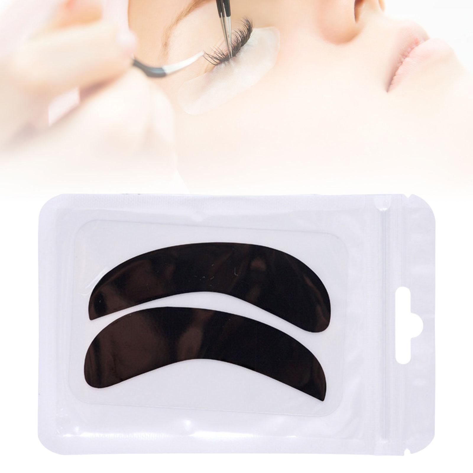 4xEyelash Lift Pads Lash Extension Makeup Tool for Salon Home Use Lash Curling Black