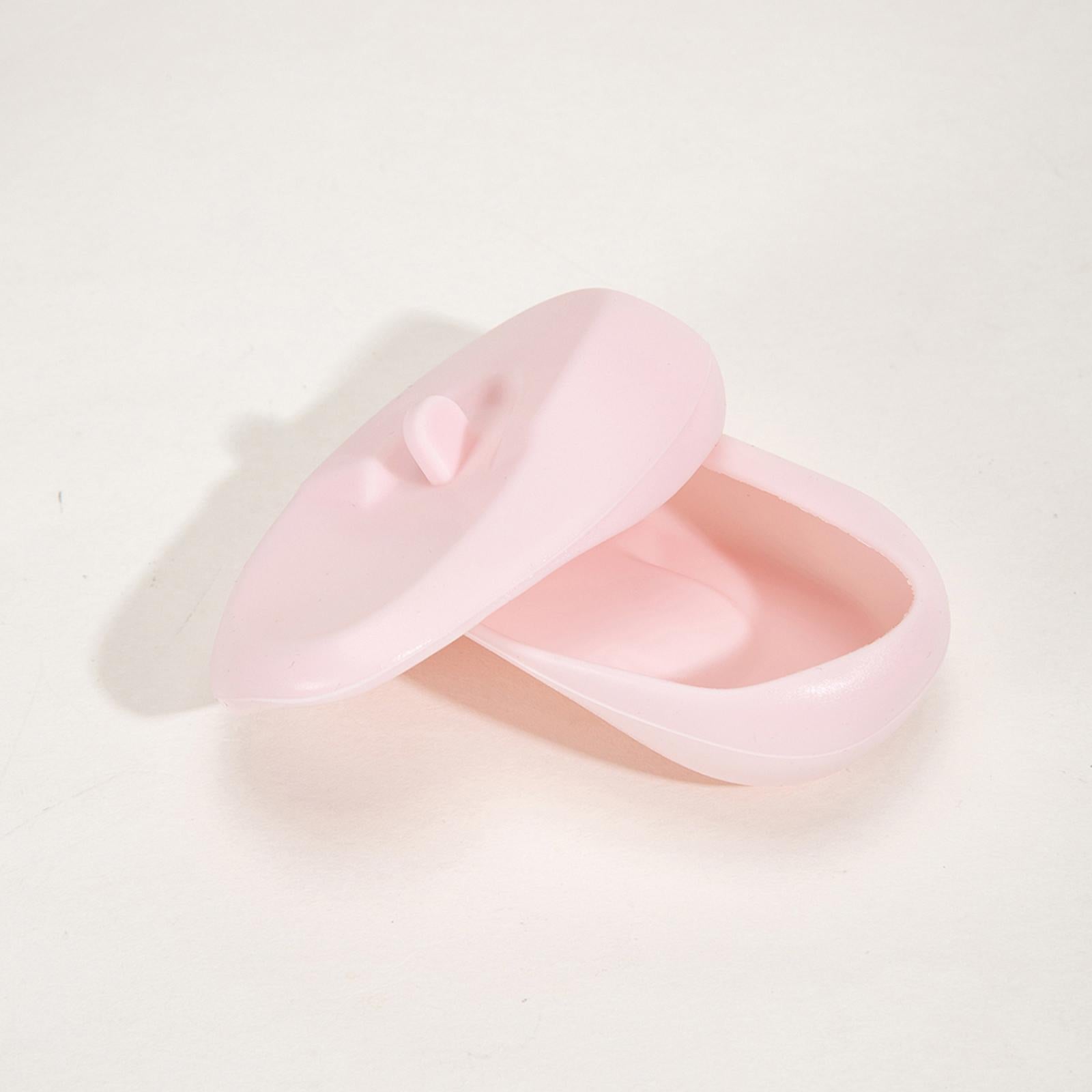 5x2x Silicone Ear Cover Protector Hair Dyeing Earmuffs for Home Use Hair Salon Pink
