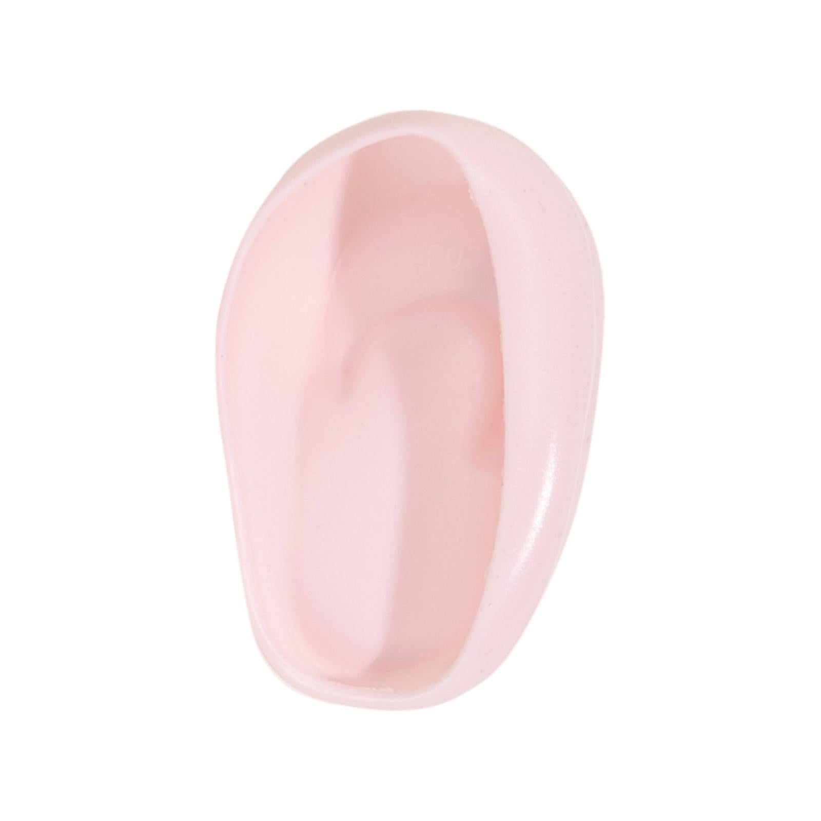 5x2x Silicone Ear Cover Protector Hair Dyeing Earmuffs for Home Use Hair Salon Pink