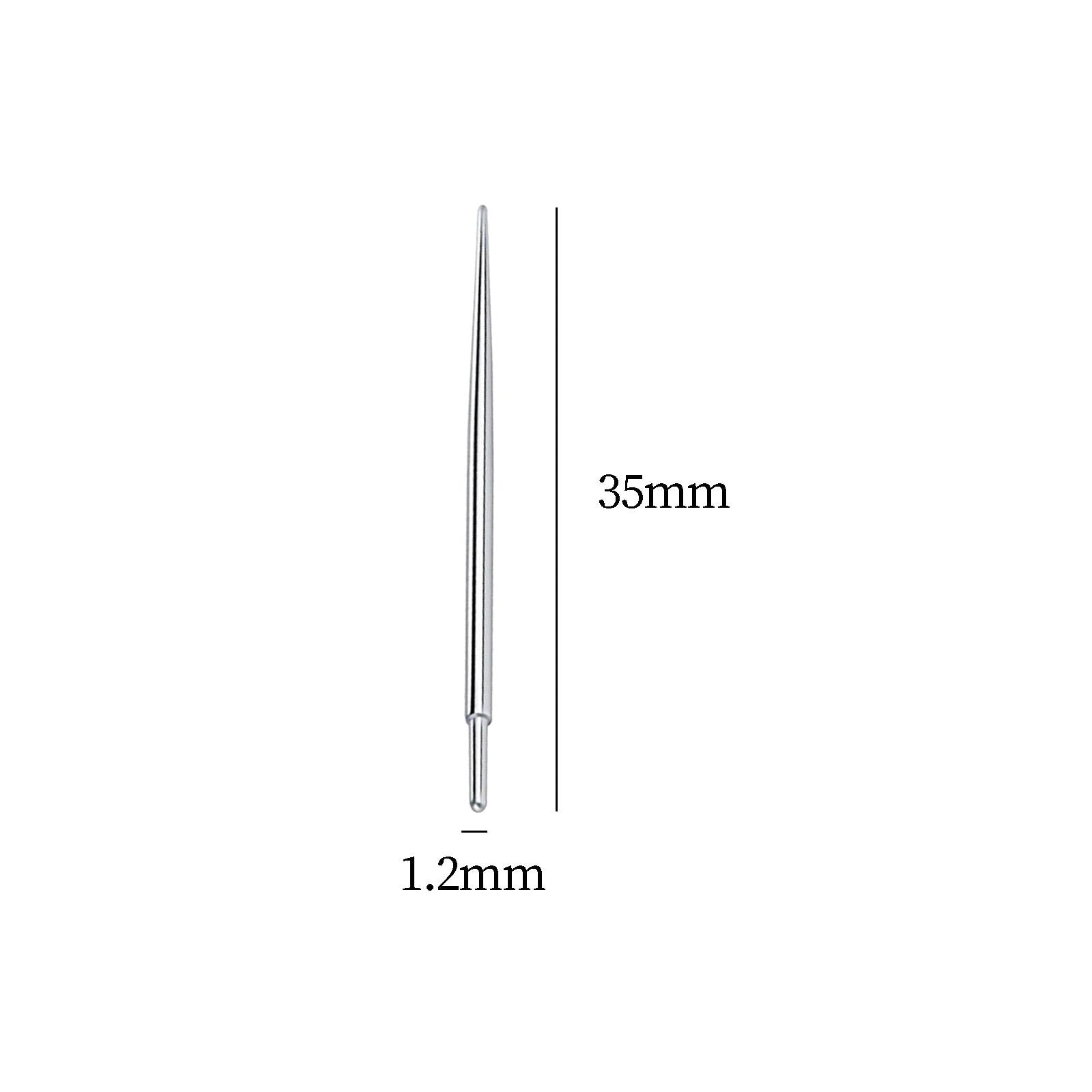 4xThreaded Taper Piercing Tool for Internally Threaded Threadless Jewelry Ears Style A
