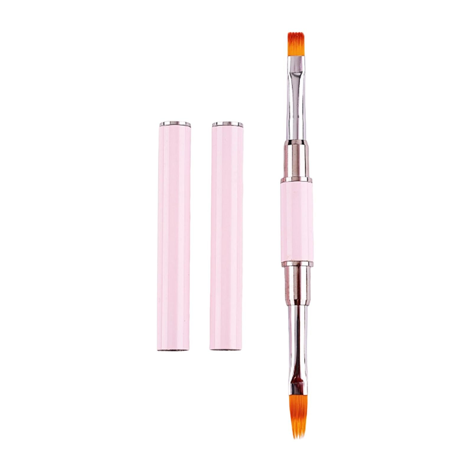 3xDouble Ended Nail Art Brushes for Delicate Coloring DIY at Home Thin Details Style D