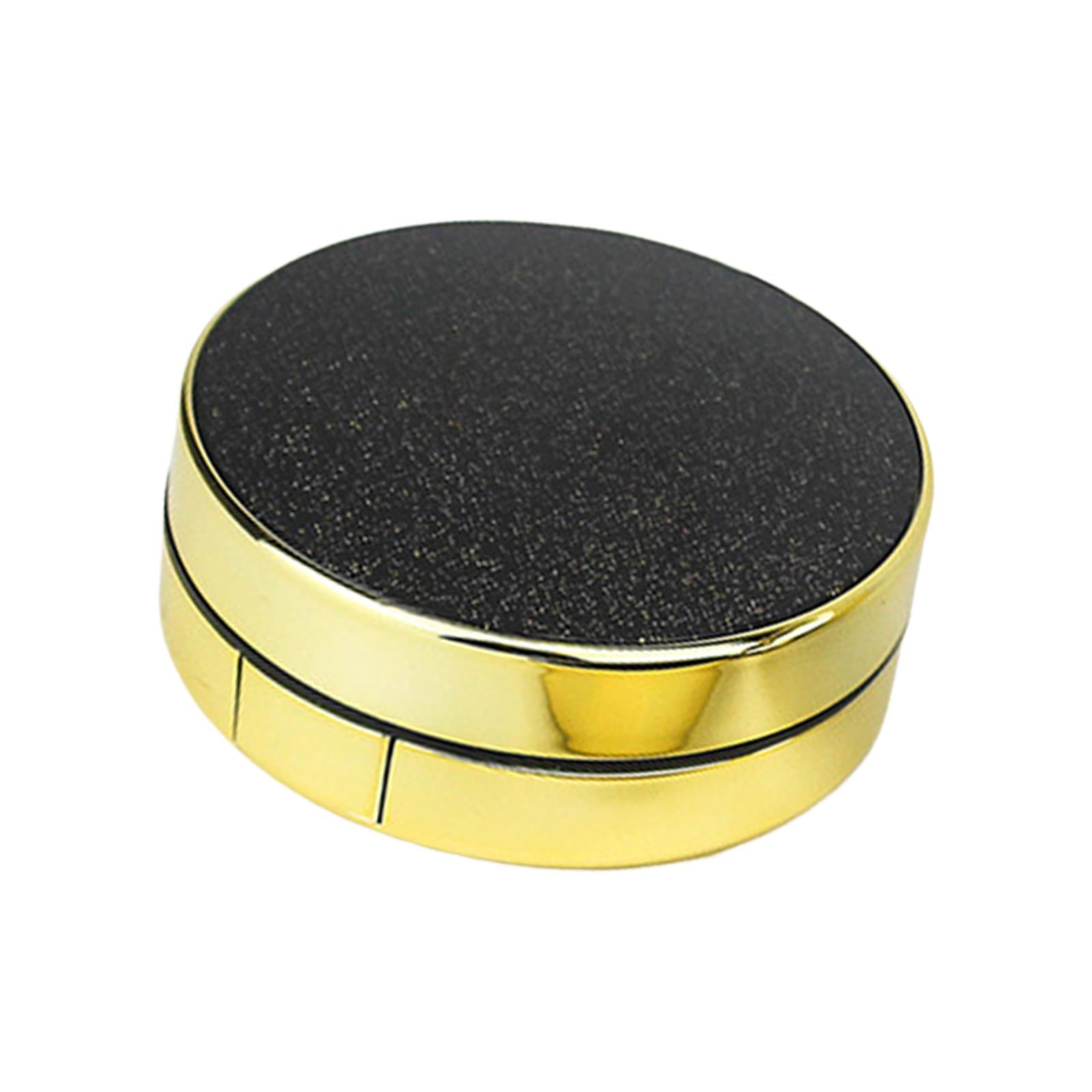 4xAir Cushion Box with Powder Puff Powder Case DIY Foundation BB cc Cream Case Black