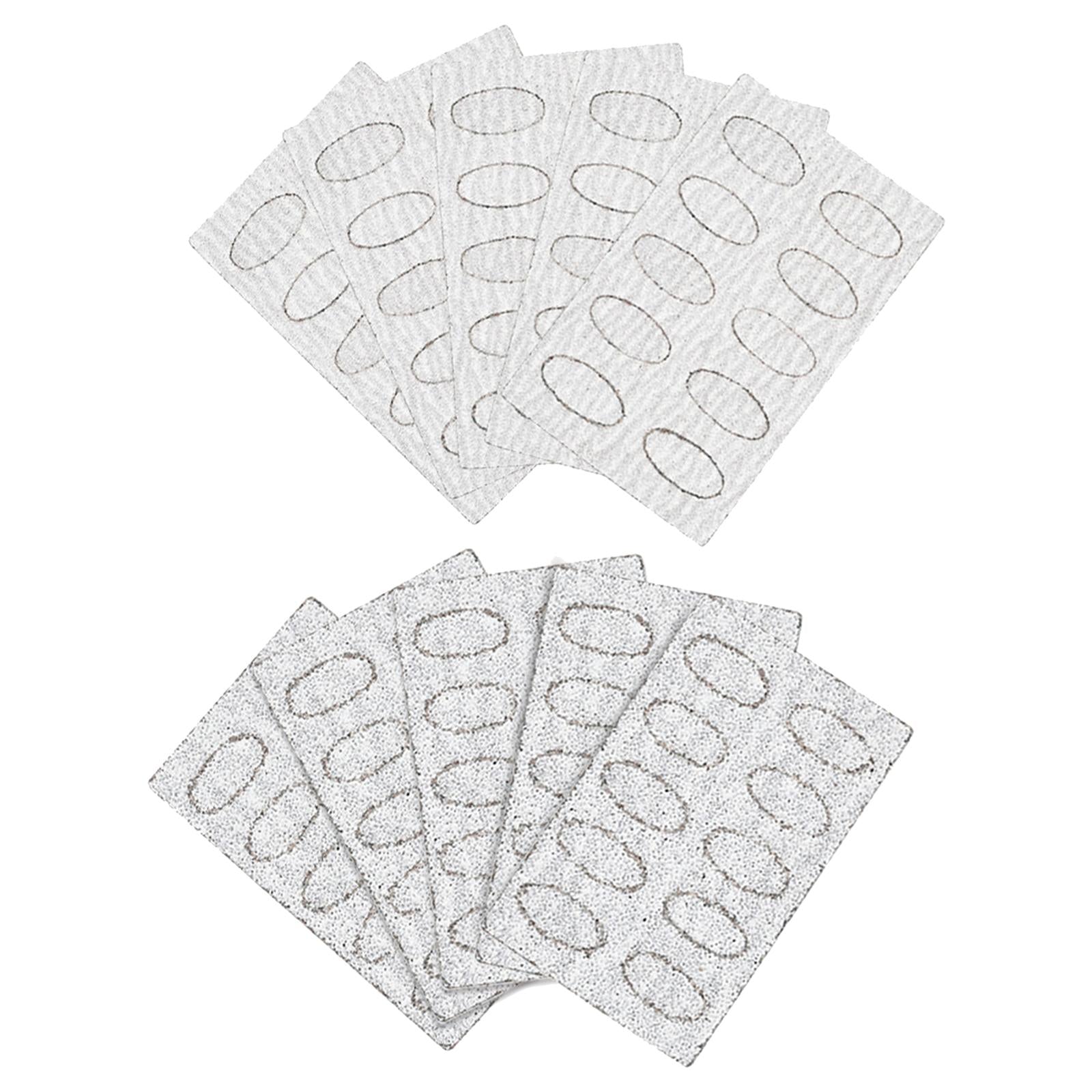 3x50Pcs Nail Pusher Replace Sanding Paper for Home SPA Salon Manicure Pedicure 100 Grit