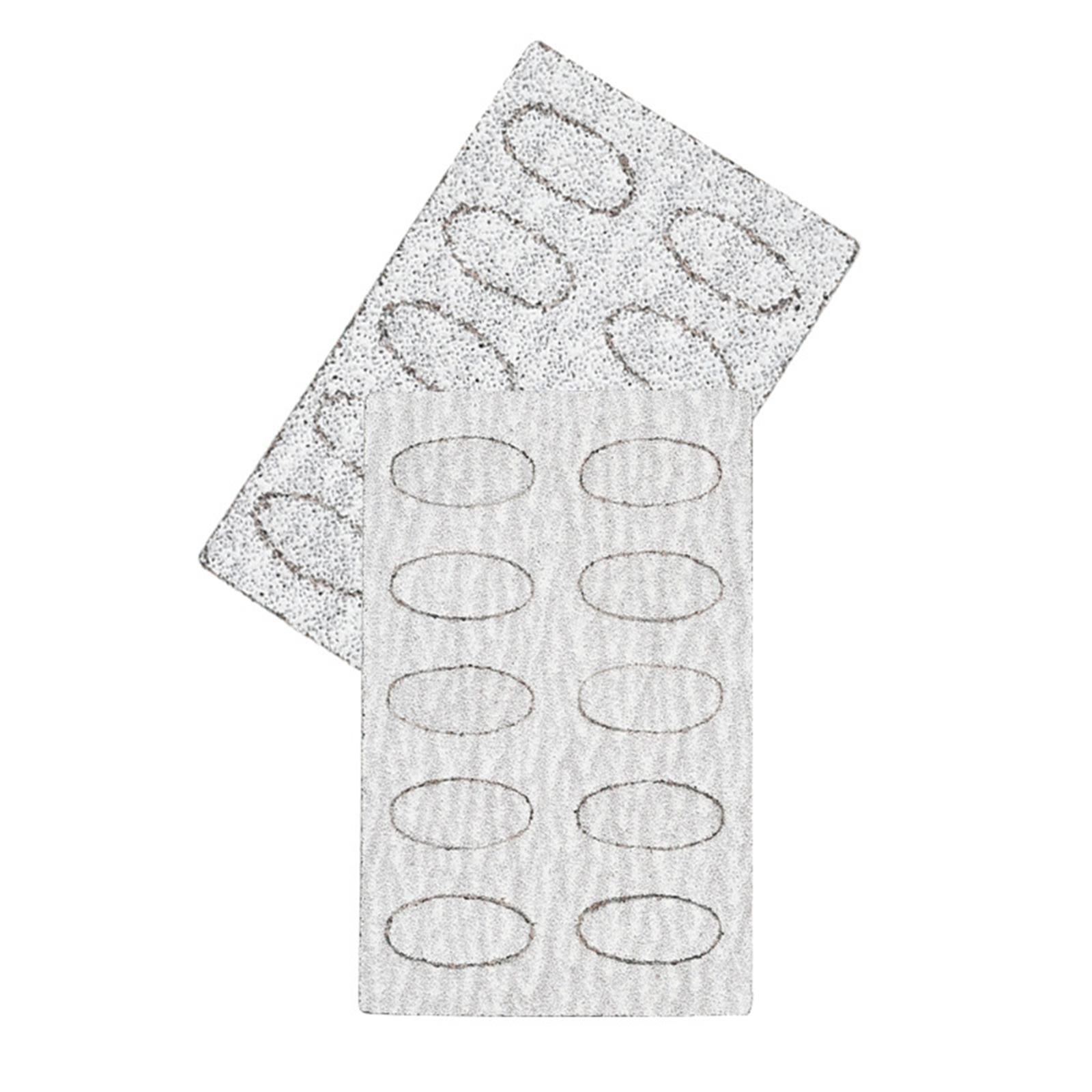 3x50Pcs Nail Pusher Replace Sanding Paper for Home SPA Salon Manicure Pedicure 100 Grit