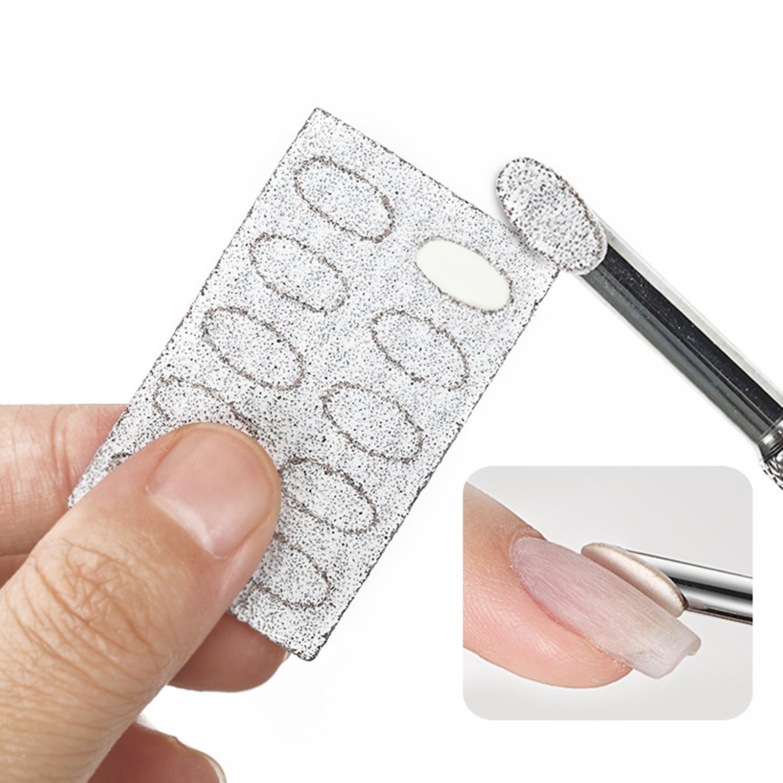 3x50Pcs Nail Pusher Replace Sanding Paper for Home SPA Salon Manicure Pedicure 100 Grit