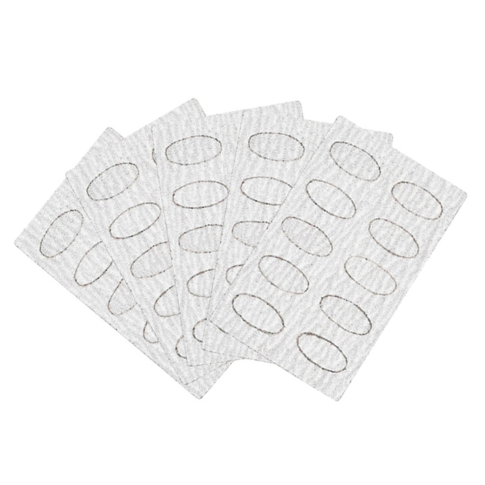 4x50Pcs Nail Pusher Replace Sanding Paper for Home SPA Salon Manicure Pedicure 240 Grit