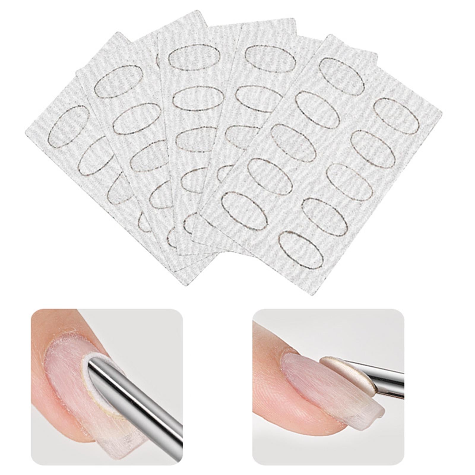 4x50Pcs Nail Pusher Replace Sanding Paper for Home SPA Salon Manicure Pedicure 240 Grit