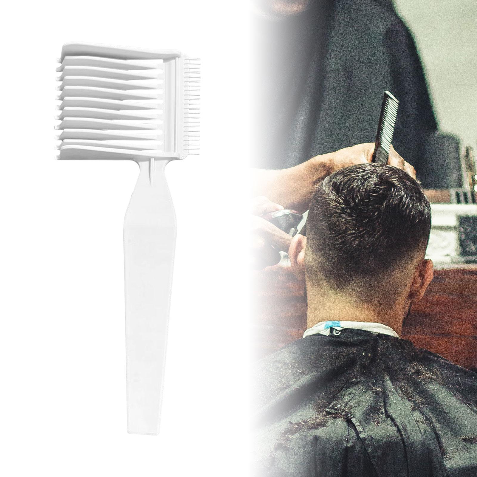 2xPositioning Comb Hair Comb Curved Positioning Comb for Salon Barber Stylists