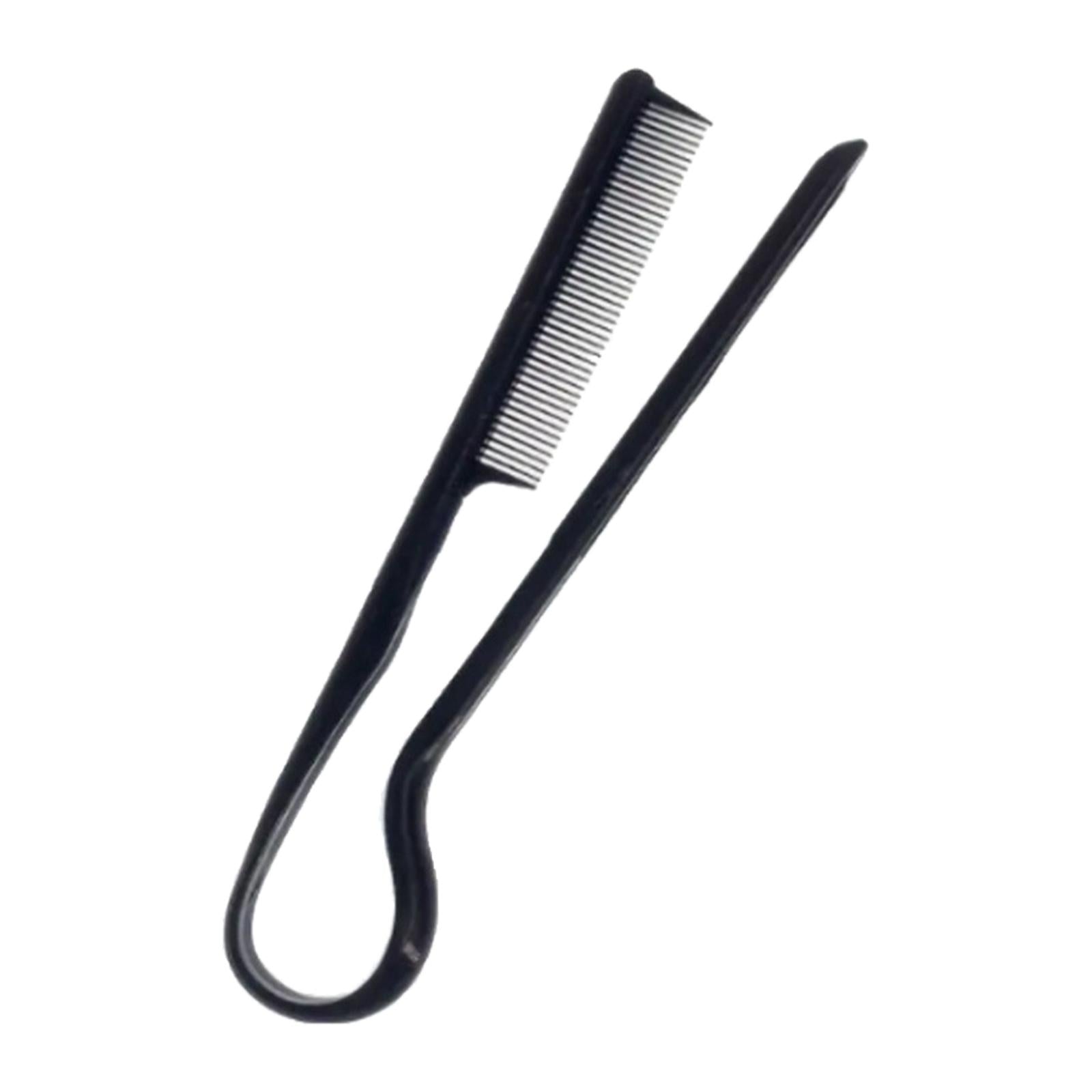 3xHair Straightening Comb Firm Grip Flat Iron Comb for Home Hairdressing Salon