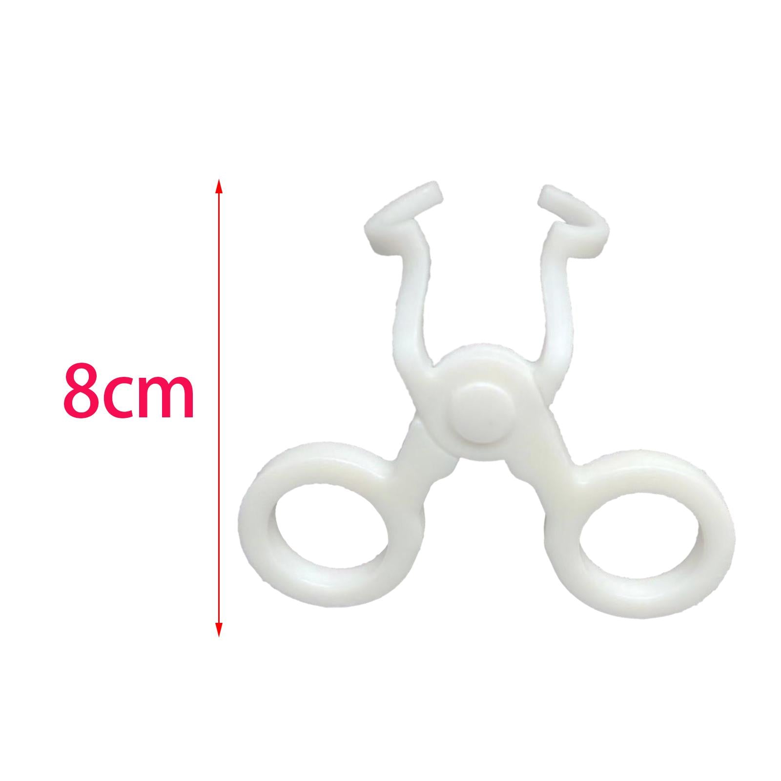 3xContact Lens wearing Tool Eyelid Stretching Tools Contact Lens wearing Aid White