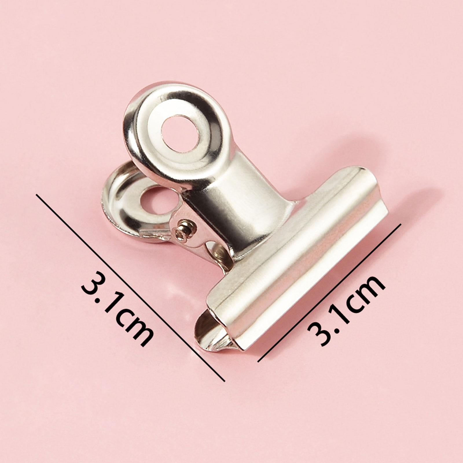 3x10x Nail Pinching Clips Portable Bag Clips Food Clips for Salon Shops Office