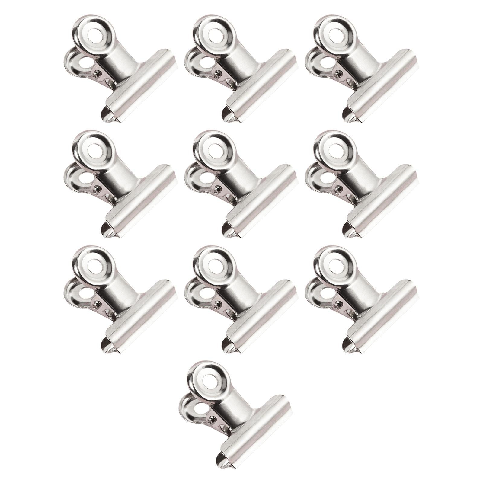 2x10x Nail Pinching Clips Portable Bag Clips Food Clips for Salon Shops Office