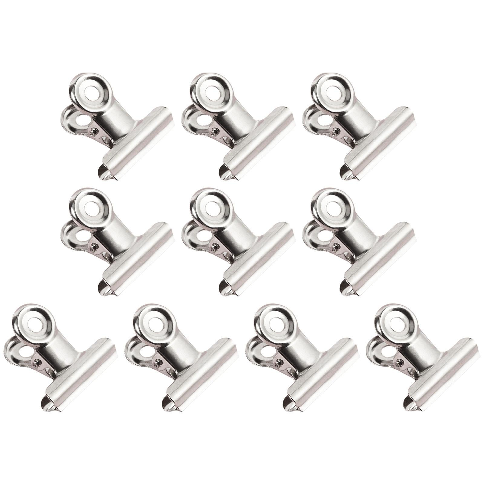 3x10x Nail Pinching Clips Portable Bag Clips Food Clips for Salon Shops Office
