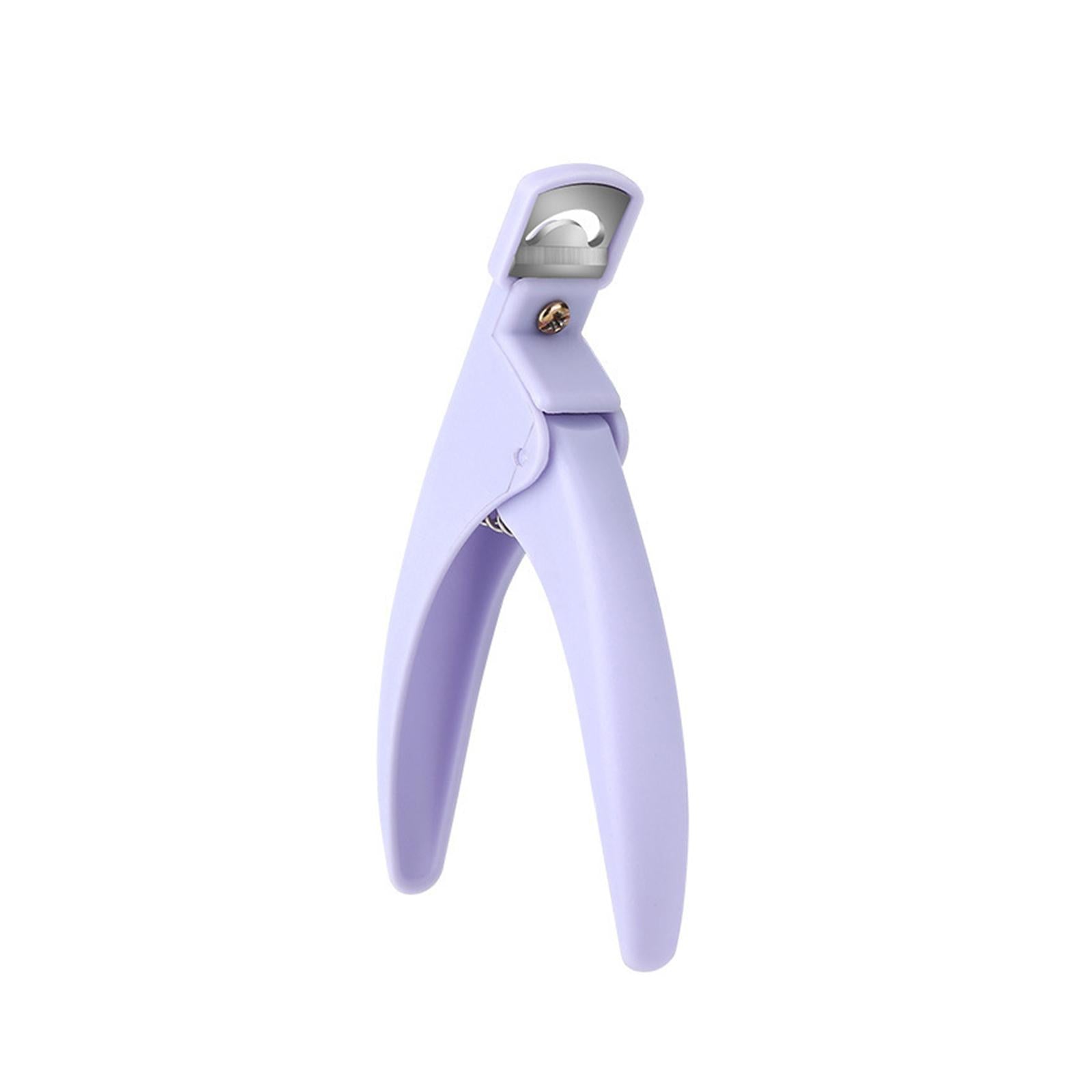 4xArtificial Nail Gift Sharp False Nails Cutter for Beauty Nails Extension violet