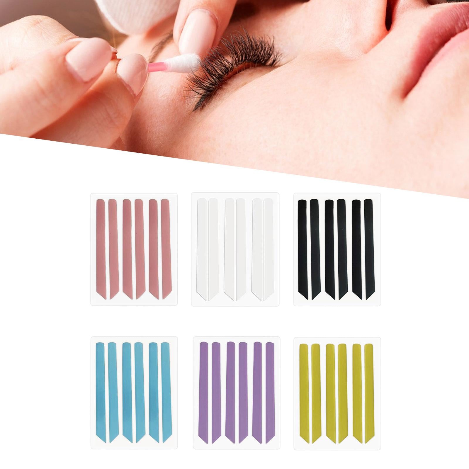 4x6x Eyelash Lifting Silicone Pads Lifting Silicone Pads Stripe for Mom Female Pink