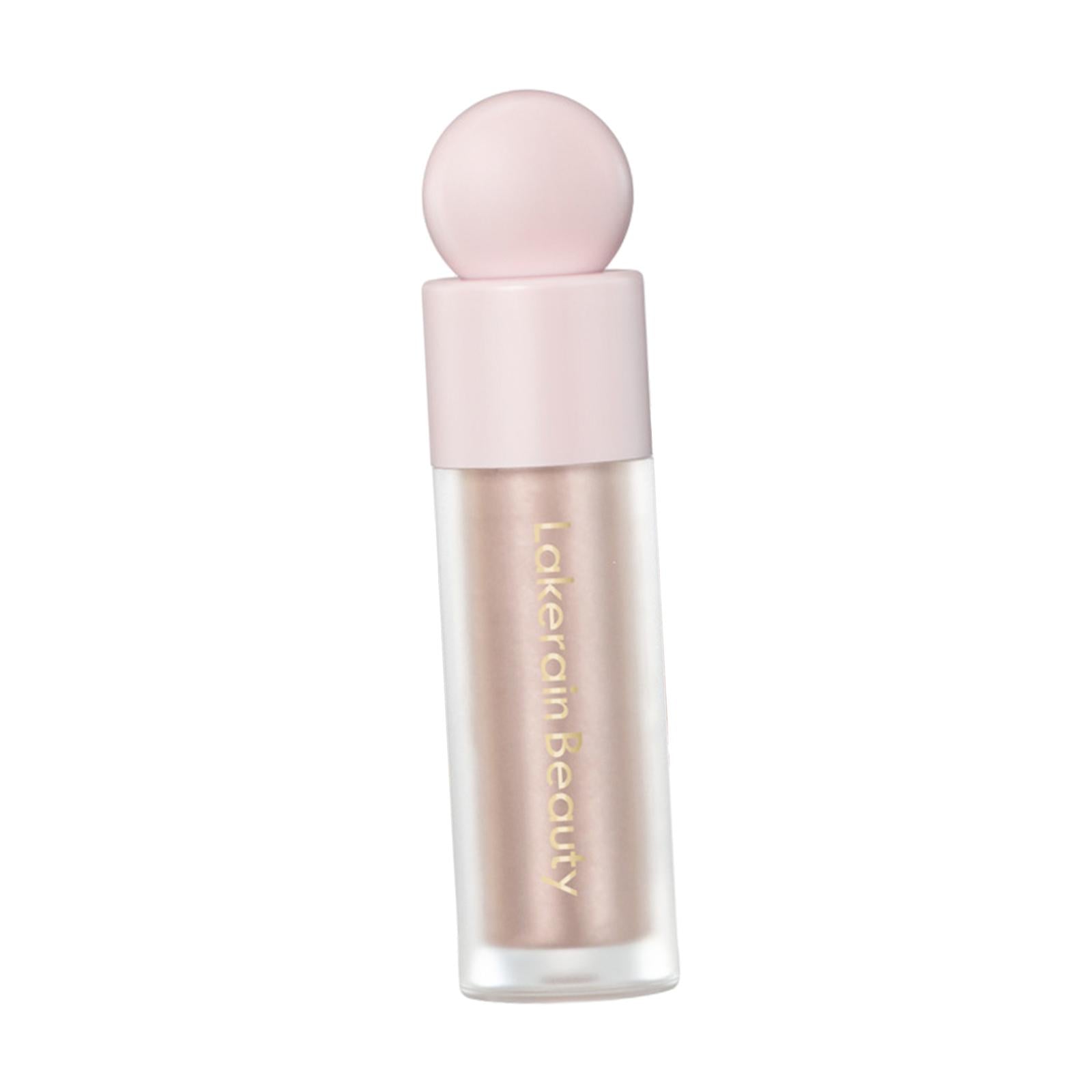 3xMakeup Liquid Highlighter Makeup Stick Luminous Lotion for Travel Home Party Rose Gold