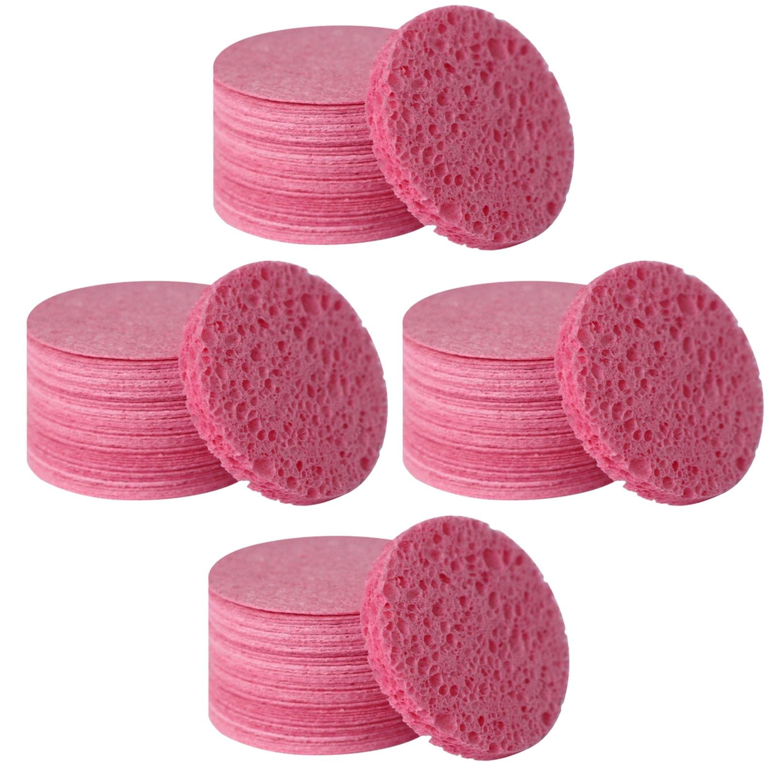 3xFacial Cleansing Sponges Absorbent Professional Durable Mask Removal Sponges 10pcs