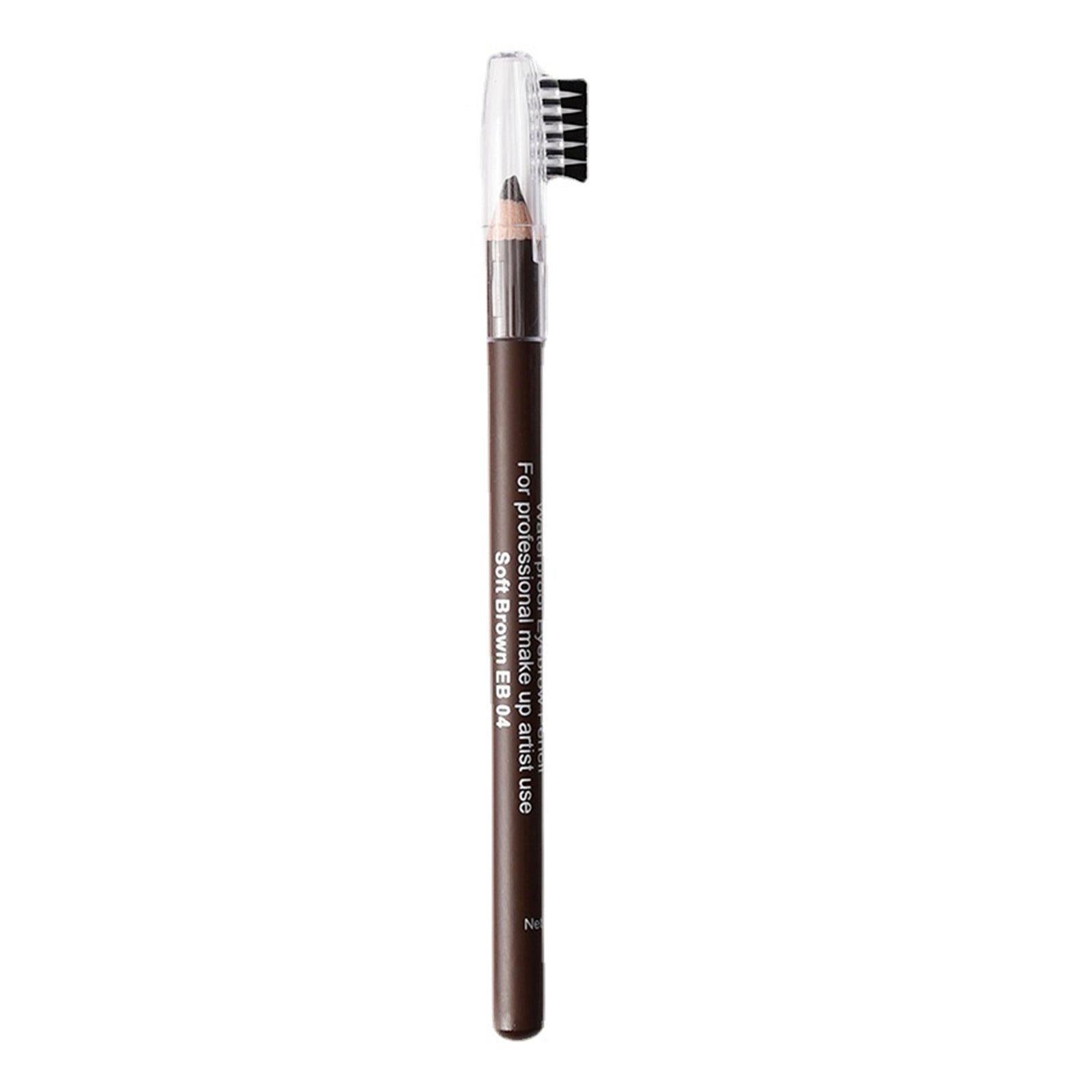 3xEyebrow Pencil with Brush Makeup Brow Definer for Couples Women Male