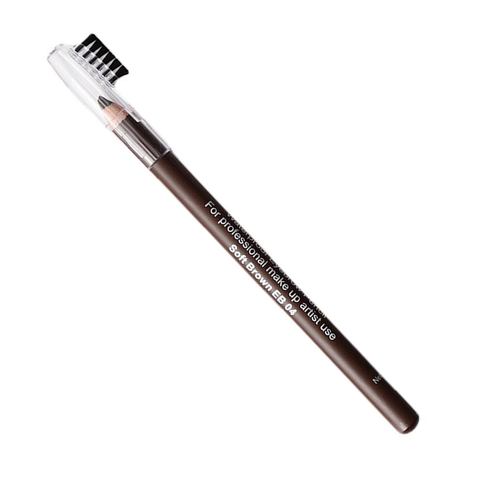 2xEyebrow Pencil with Brush Makeup Brow Definer for Couples Women Male