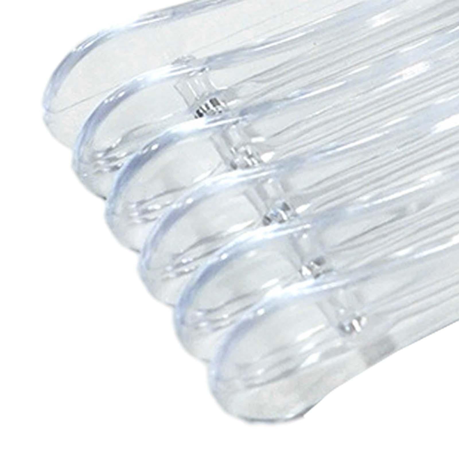 3x5 Grid Nail Art Brush Holder Durable for Eyebrow Pencil Nail Art Liner Brush transparent
