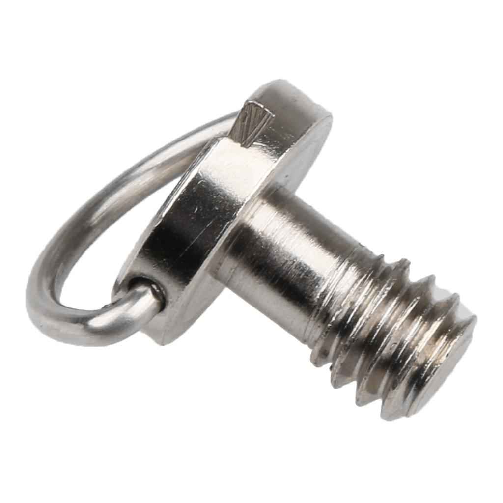 1/4'' D-Ring Iron Screw For Camera Tripod Quick Release Plate Photography