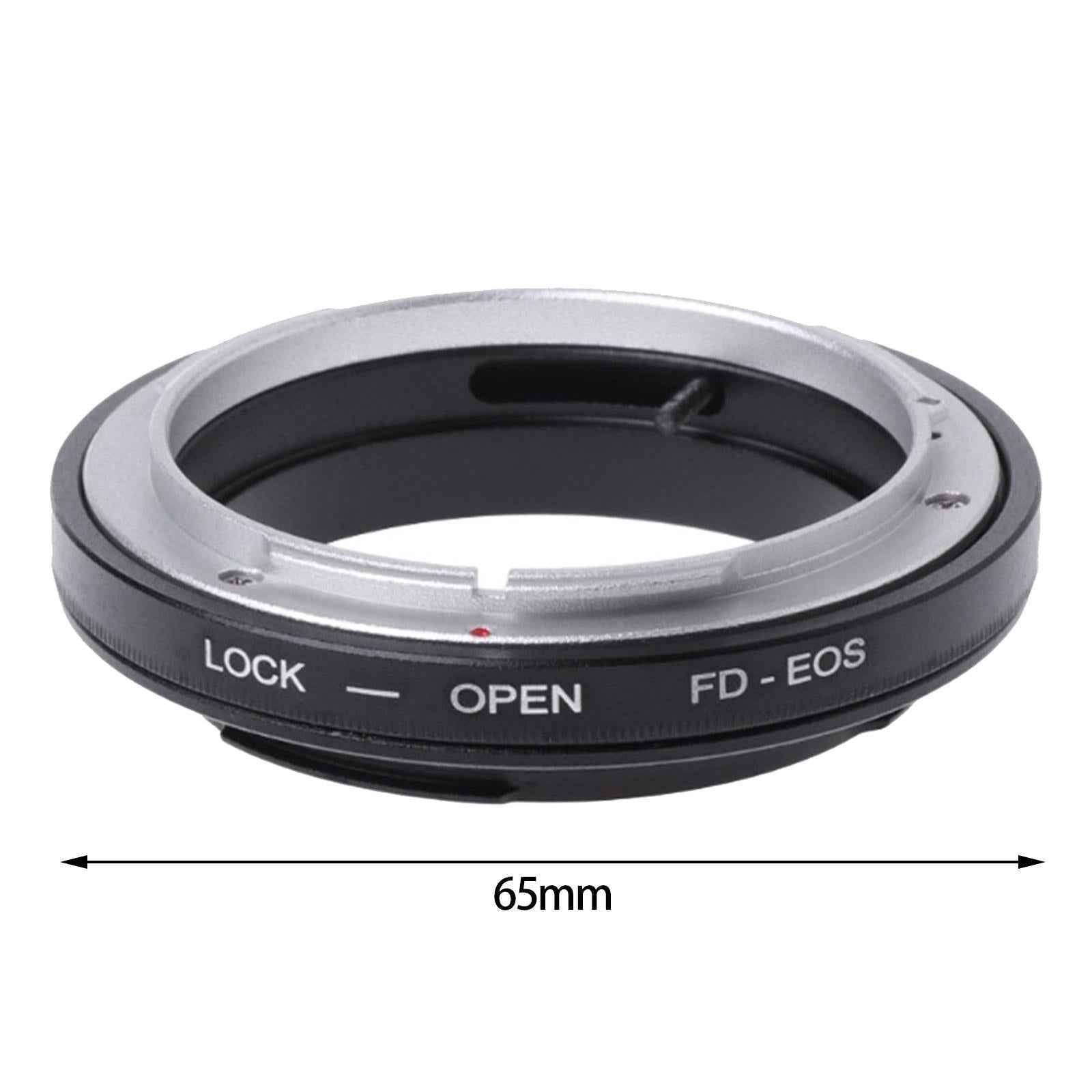 Aluminum Mount Adapter Ring for Canon FD Lens to EOS EF 5D 40D DSLR Camera Optical