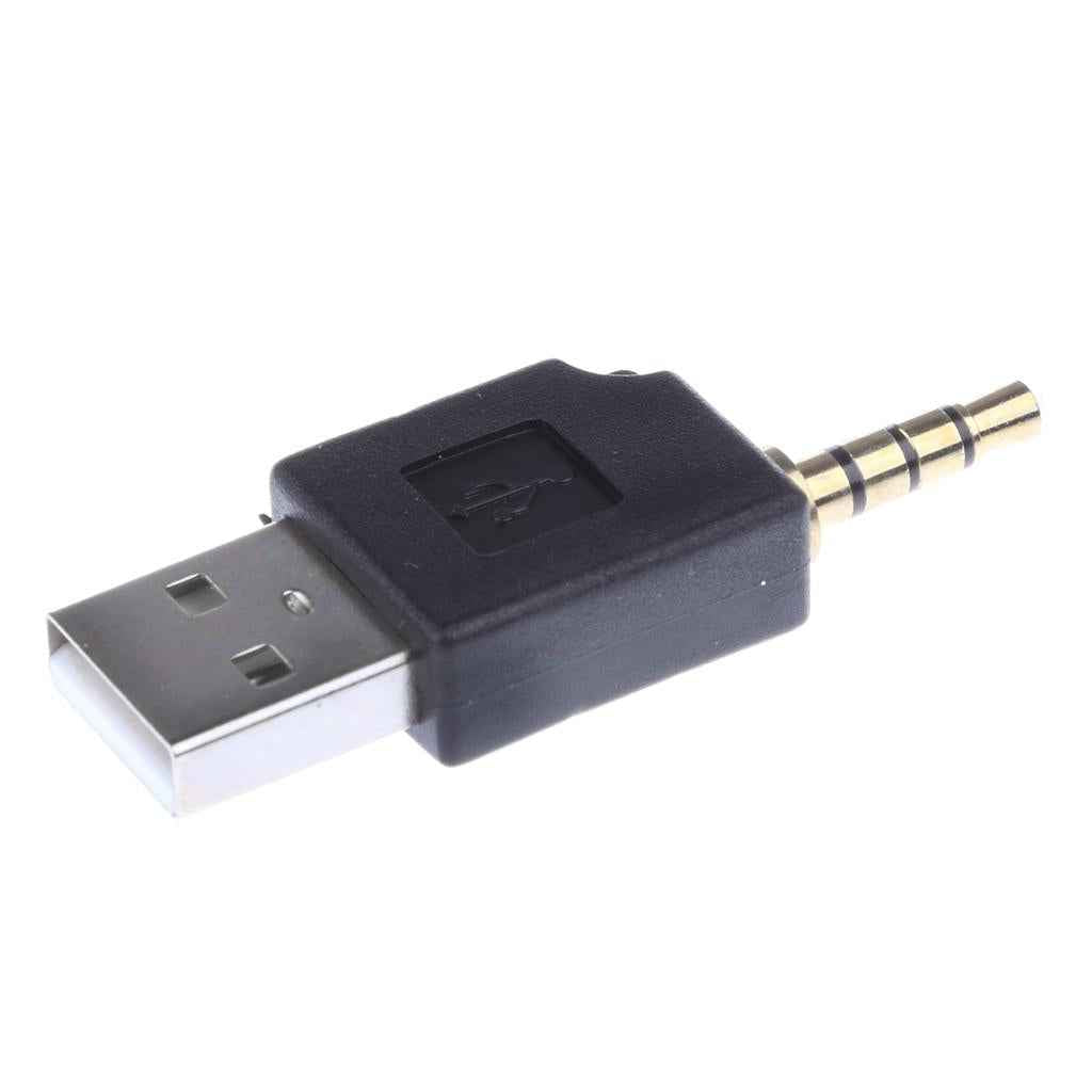 2 in 1 USB Data Sync Dock Charger for Apple iPod Shuffle 1st 2nd Generation Black
