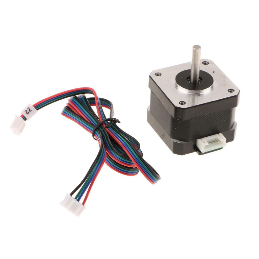3D Printer Stepper Motor Nema 17 40mm 1.8A 4Lead+Extended Cable Lead Wires