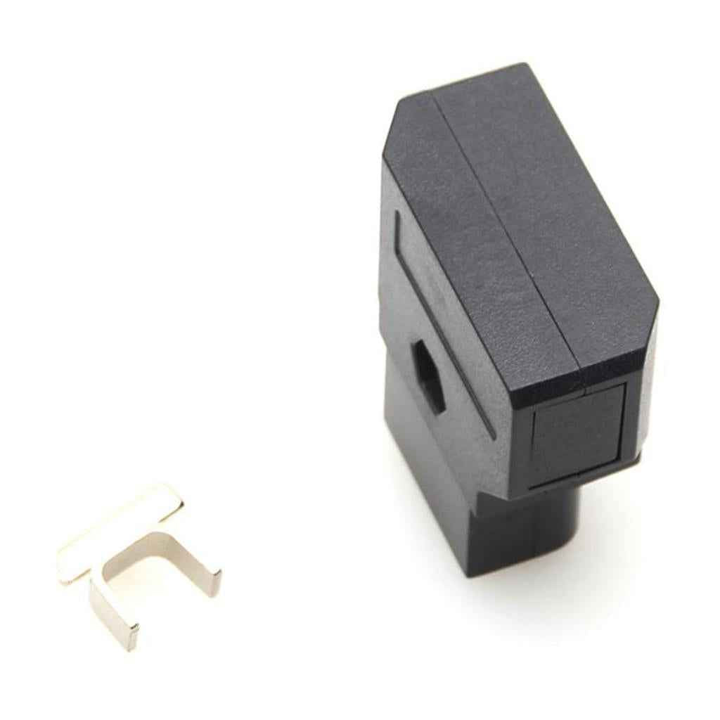 Male D-Tap Plug Connector For DSLR Rig Power Cable V-mount Anton Battery Black