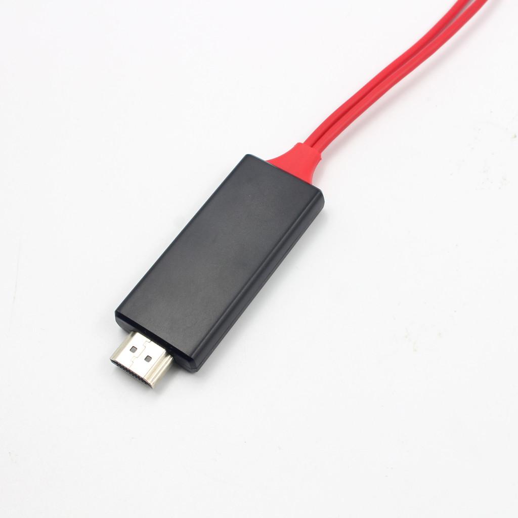 1.8M to HDMI TV AV Adapter Cable for iPad iPhone 5 6 6S 7 Plus