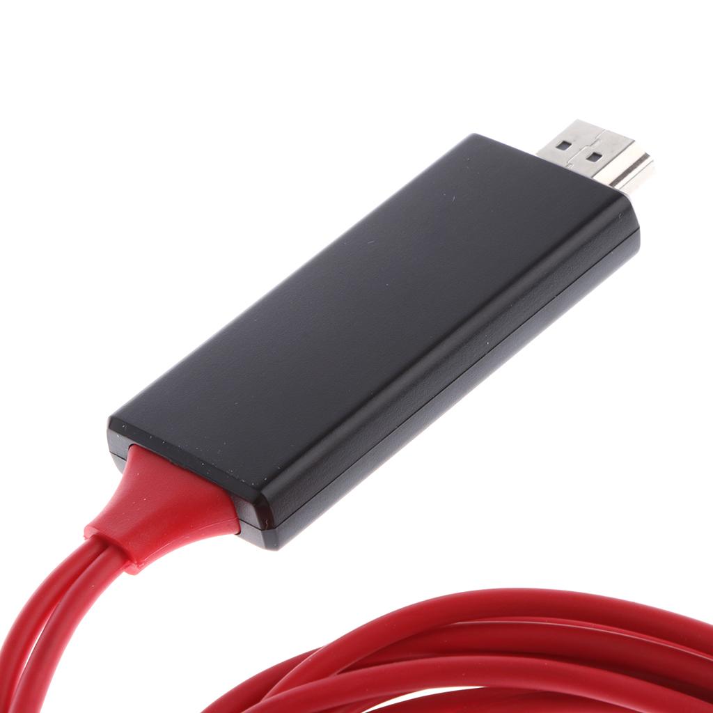 1.8M to HDMI TV AV Adapter Cable for iPad iPhone 5 6 6S 7 Plus